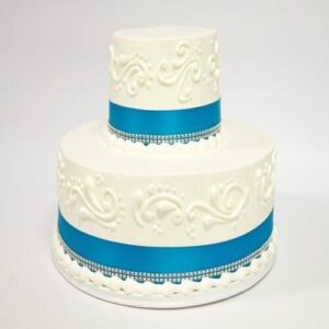 Blue White Cake